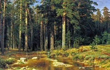 Как написать пейзаж .«Корабельная роща»(Игорь Сапунов)