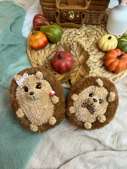 [foxi.toys] Ежата мама и малыш (Марина Кустова)