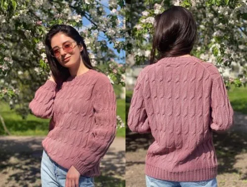 [natali_aksyonova_knit] Джемпер Bird pullover (Наталья Аксенова)