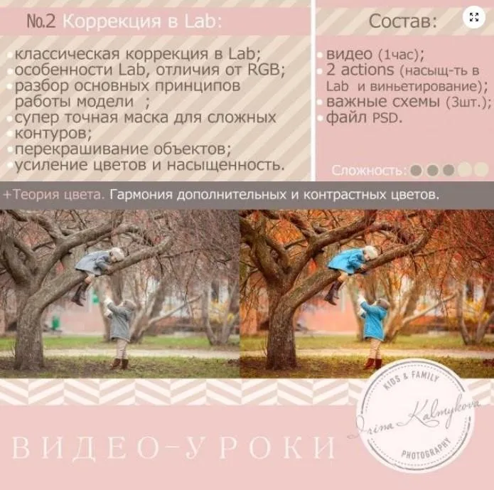 Уроки для фотографа №2. Коррекция в Lab (Ирина Калмыкова)