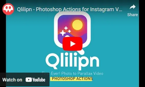 [Creativemarket] Qlilipn 2.1 - создаем параллакс видео из фото в Photoshop