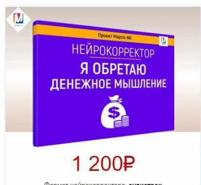 Нейрокорректоры. Прорыв 3-го тысячелетия. Я обретаю денежное мышление (Марта Николаева-Гарина)