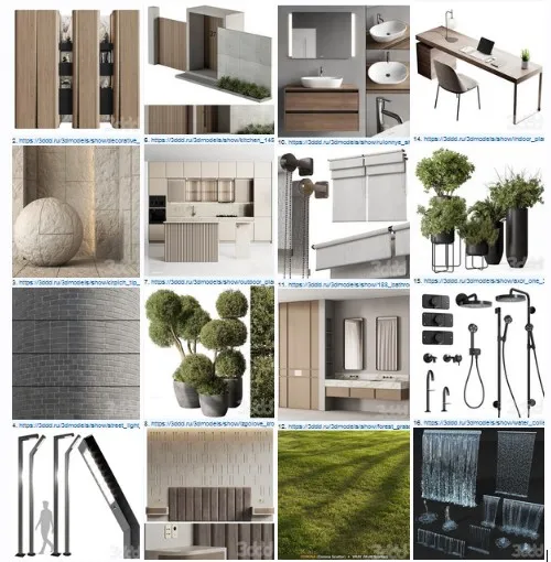 [3ddd.ru] Сборник 3d моделей. Часть 74. 3dsMax + Corona + Vray
