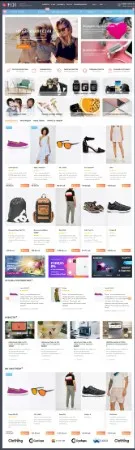 [OpenCart 2.3] Fiji - многомодульный шаблон 5в1