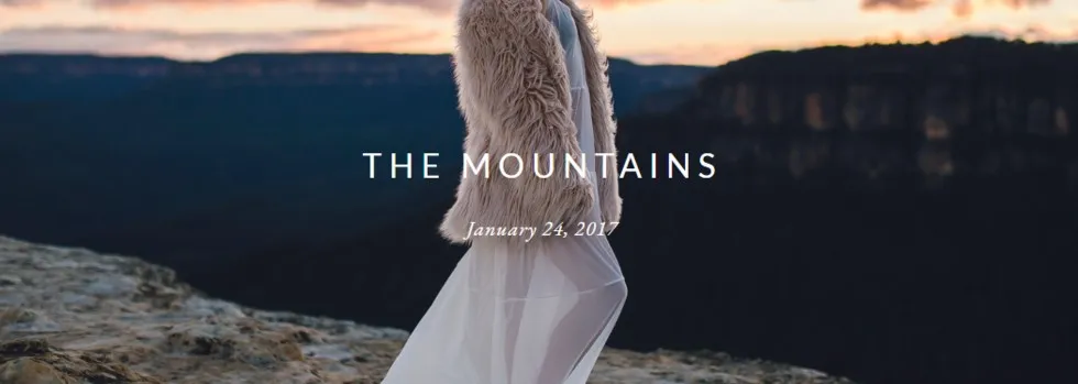 Портретные пресеты. Mountains (Julia Trotti)