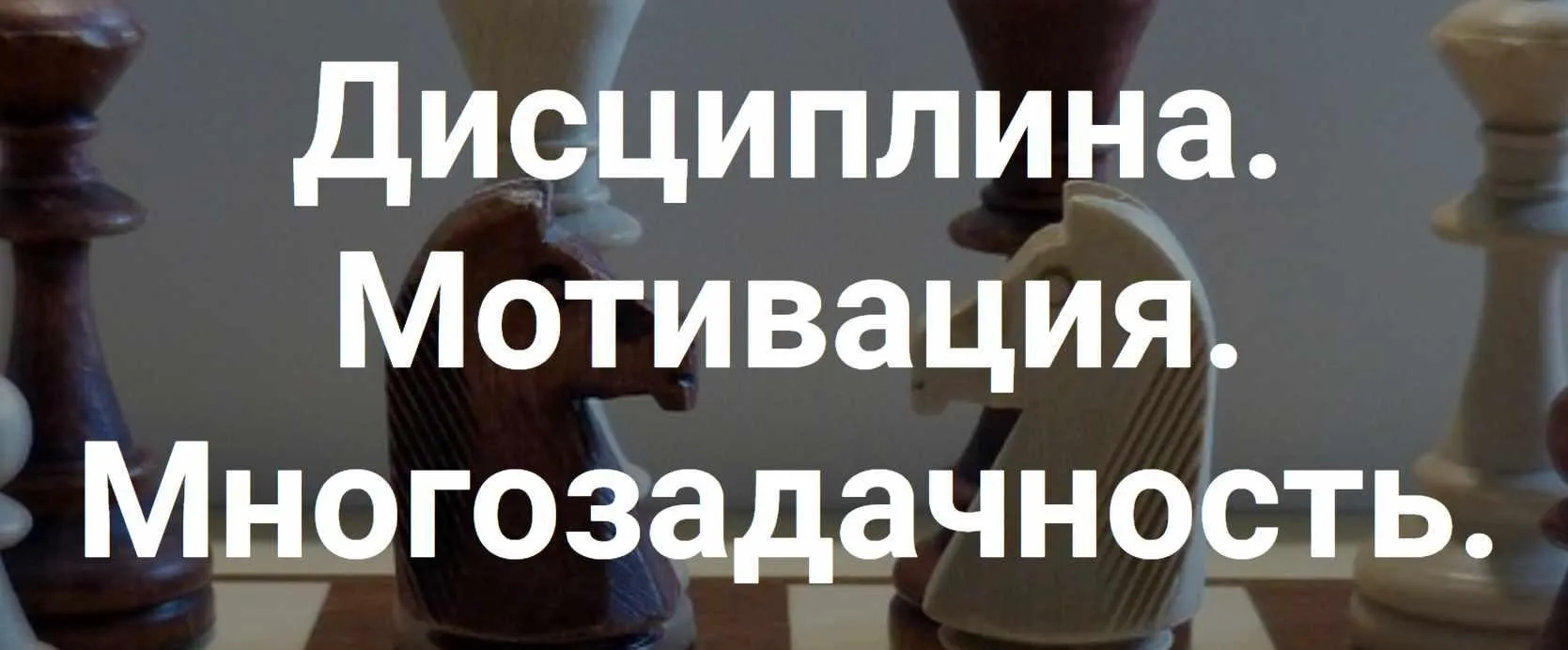 Дисциплина. Мотивация. Многозадачность (Алексей Красиков)