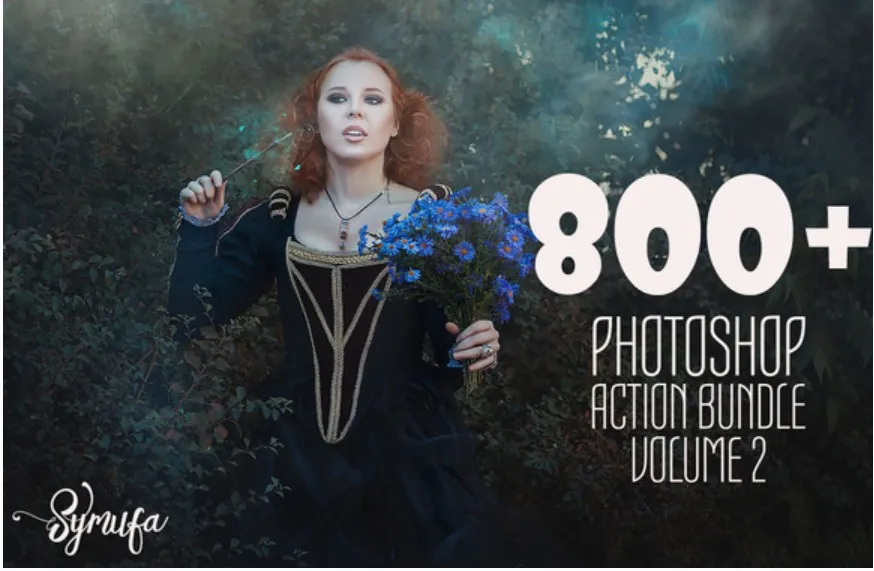 Более 800 экшенов для фотошоп. Photoshop action bundle vol.-2 (Креативтакос)