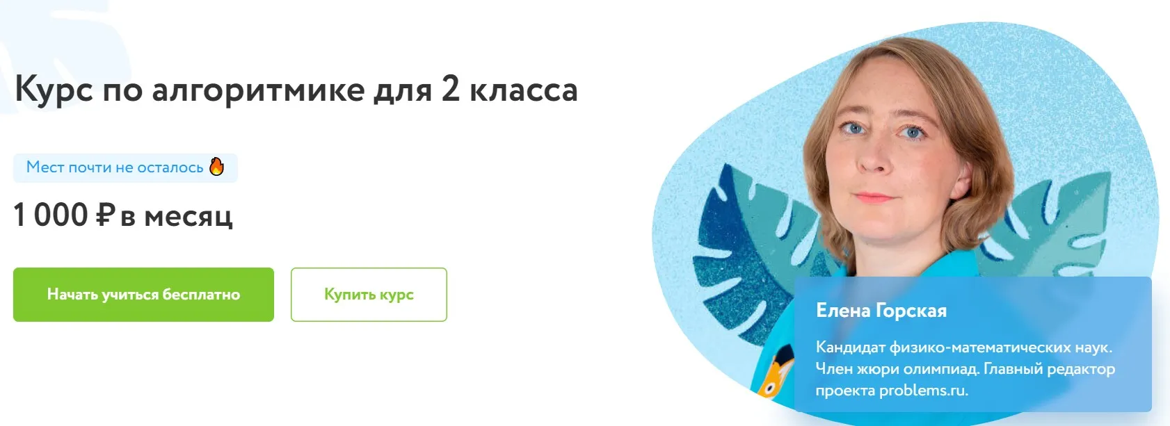 [Фоксфорд] Курс по алгоритмике для 2 класса (Елена Горская)