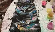 Заливка акрилом Acrylic Pouring [Shelee art]