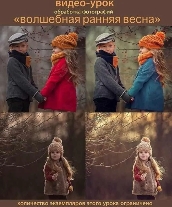 Обработка фото «Волшебная ранняя весна», 2018 (Анна Мельникова)
