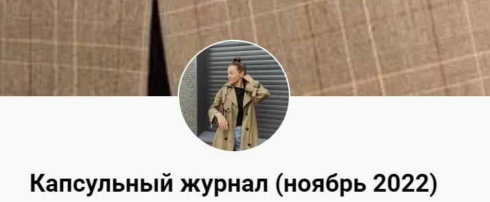 Капсульный журнал. Ноябрь 2022 (Яна Лунькова)