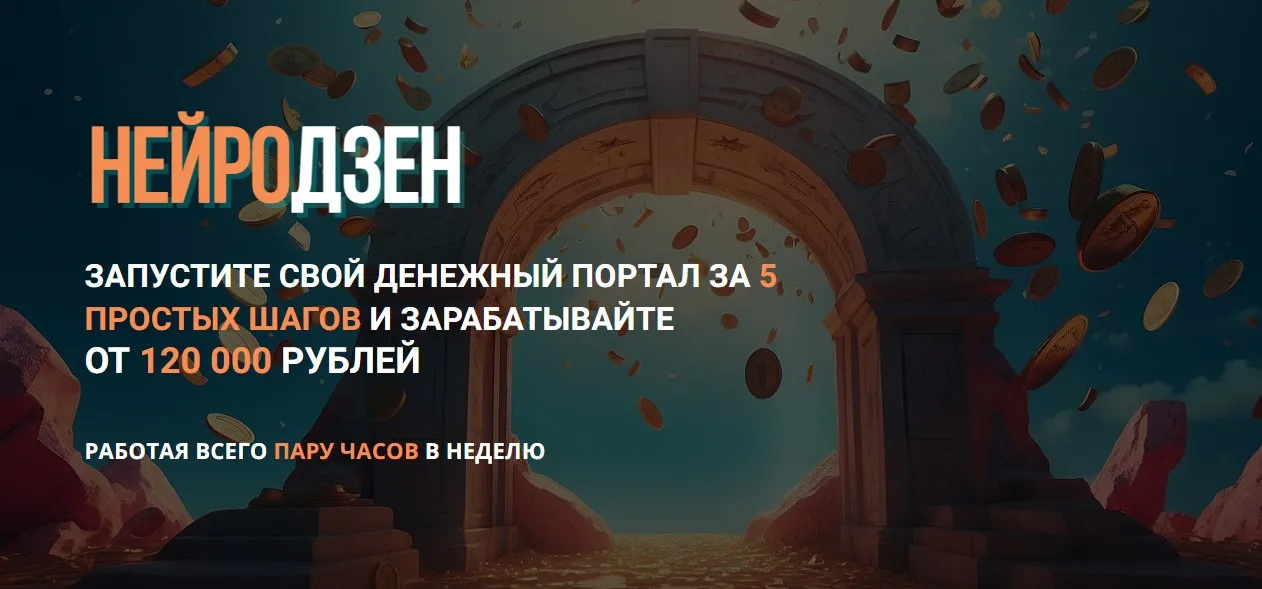 Нейродзен. Запустите свой денежный портал за 5 шагов. Тариф Старт (Сергей Толкачев)