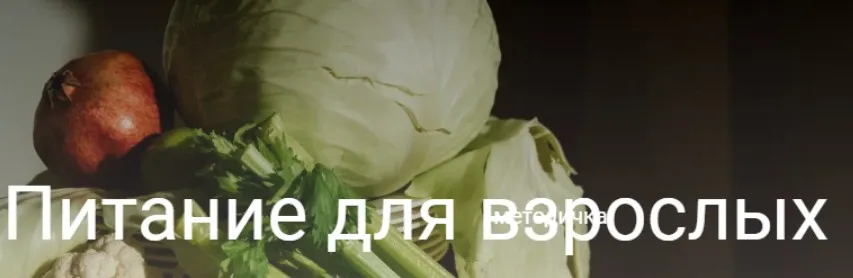 Питание для взрослых (Валентина Жукова)