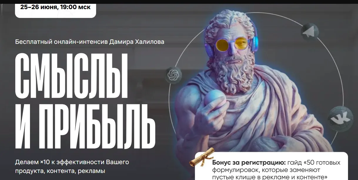 Смыслы и прибыль.Тариф VIP (Дамир Халилов)