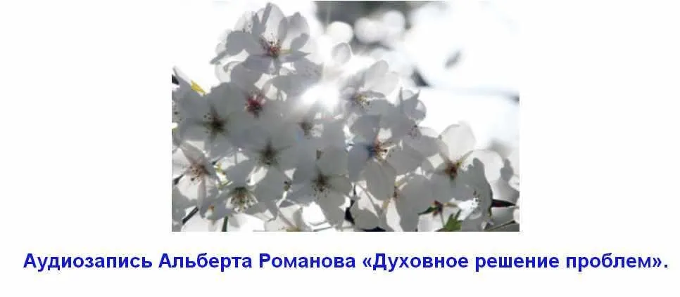 Духовное решение проблем (Альберт Романов)