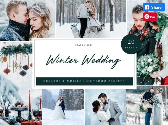 [Creativefabrica] Lightroom Presets-Winter Wedding