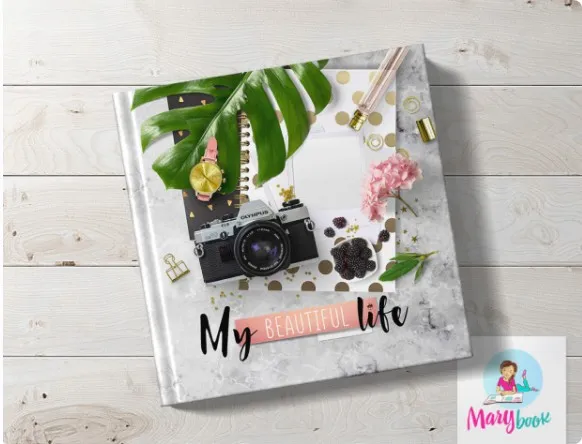 [Mary book] Женская фотокнига в стиле Flat-lay (Мари-А)