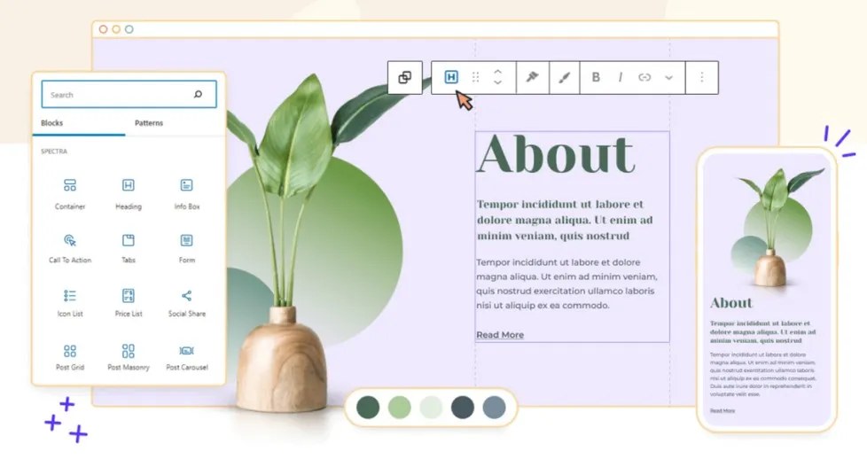 [wpspectra] Visual Website Builder — конструктор и визуальный редактор для WordPress от создателя Астры. Тариф Spectra Pro