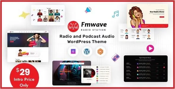 [Themeforest] Fmwave. Тема для WordPress (RadiusTheme)