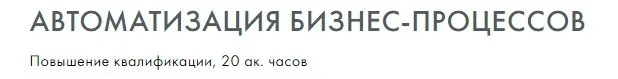 [Русская школа управления] Автоматизация бизнес-процессов (Ирина Гритчина, Игорь Алешин)