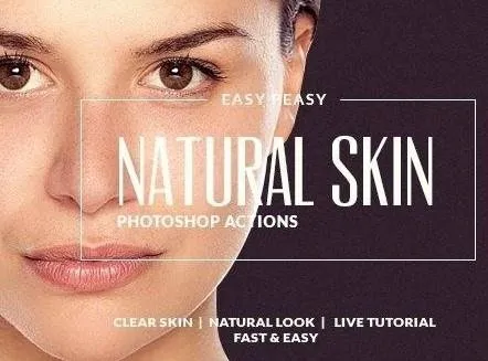 [InkyDeals] Natural Skin Photoshop Actions / Натуральная кожа Экшен