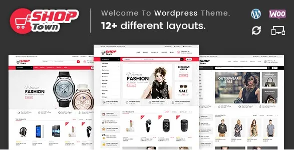 [WP] Shop Town  многоцелевая WooCommerce тема