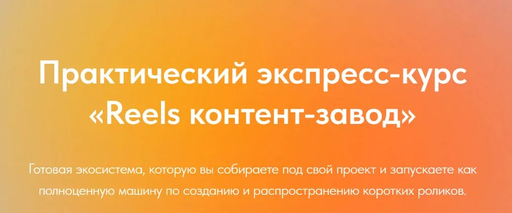 Reels контент-завод (Лена Поля)