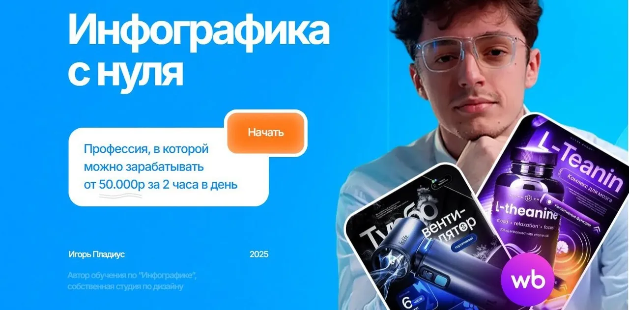 Инфографика с нуля. Тариф Расширенный (Игорь Пладиус)