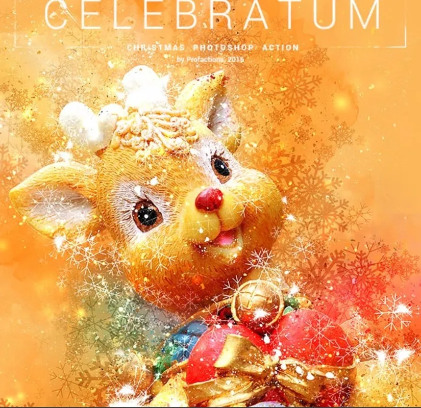 [EnvatoMarket] Celebratum - Christmas Photoshop Action - новогодние экшены
