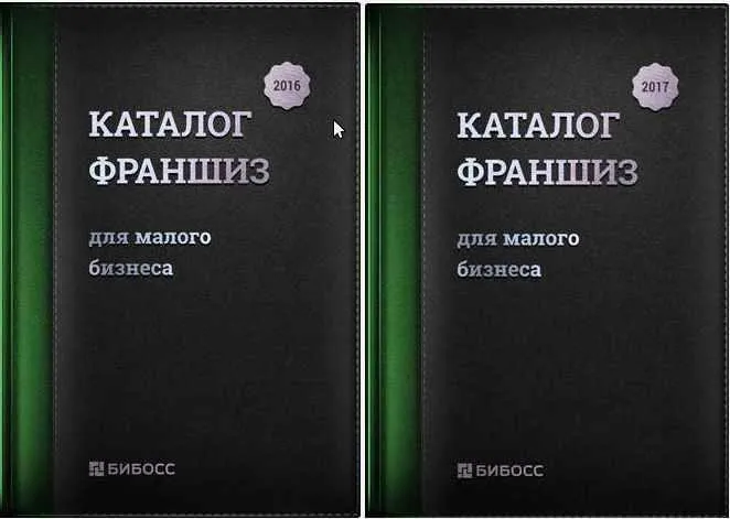 [БИБОСС] Каталог франшиз для малого бизнеса 2016 и 2017. Бизнес-справочник по франчайзингу