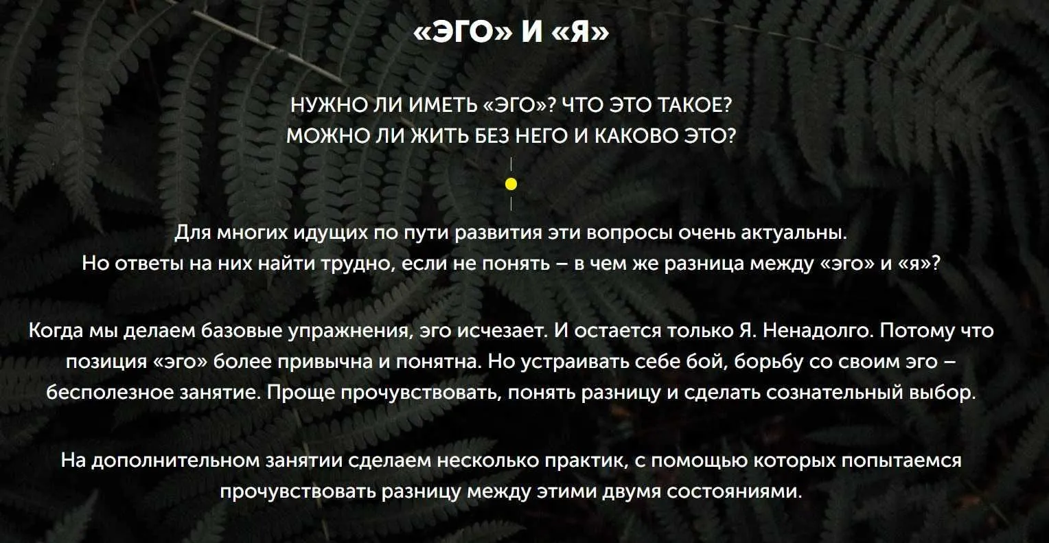 [Врата Миров] Эго и Я (Ольга Веремеева)