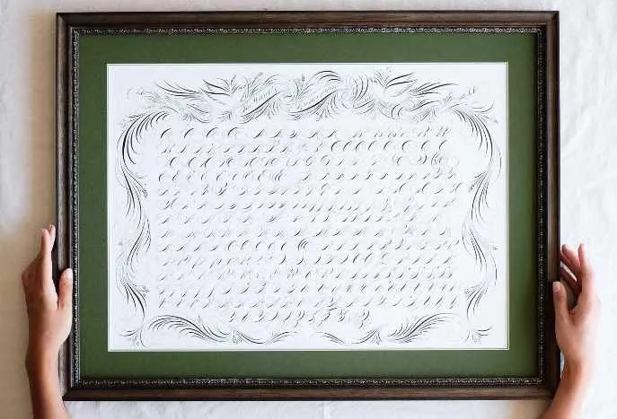 Дистанционный курс по Спенсериан Spencerian Script (Nikolietta, Варвара Пантелеева)