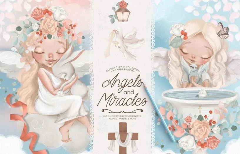 [Creativemarket] Angels & Miracles (Анна Бабич)