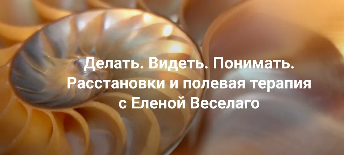 [Институт Открытого поля]  Делать. Видеть. Понимать. Расстановки и полевая терапия. Только теория (Елена Веселаго)