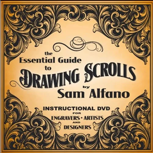 The Essential Guide to Drawing Scrolls. Основное руководство по рисованию завитков (Sam Alfano)