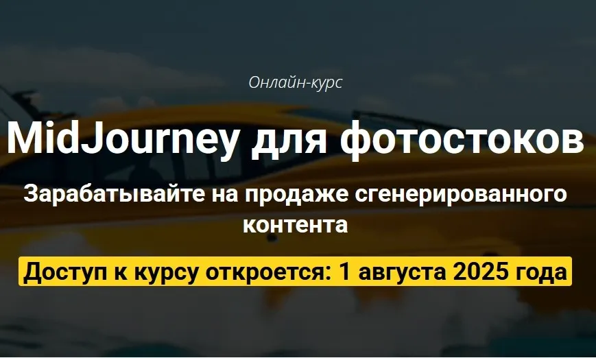 MidJourney для фотостоков. Пакет Самостоятельный (Вадим Закиров)