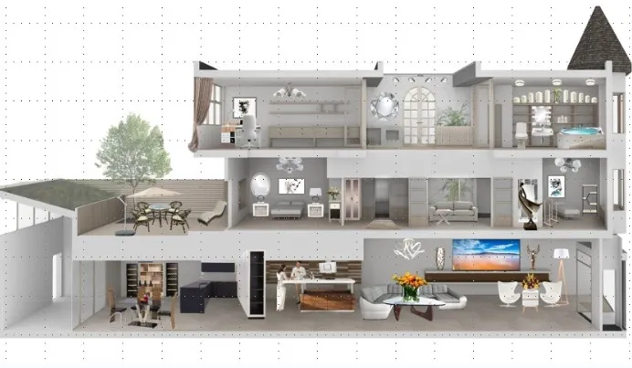 Интерактивная игра Furniture in the house (Ольга Белькова)