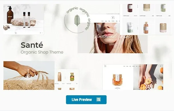 [themeforest] Santé - Organic Shop Theme. Тема для WordPress (Select-Themes)