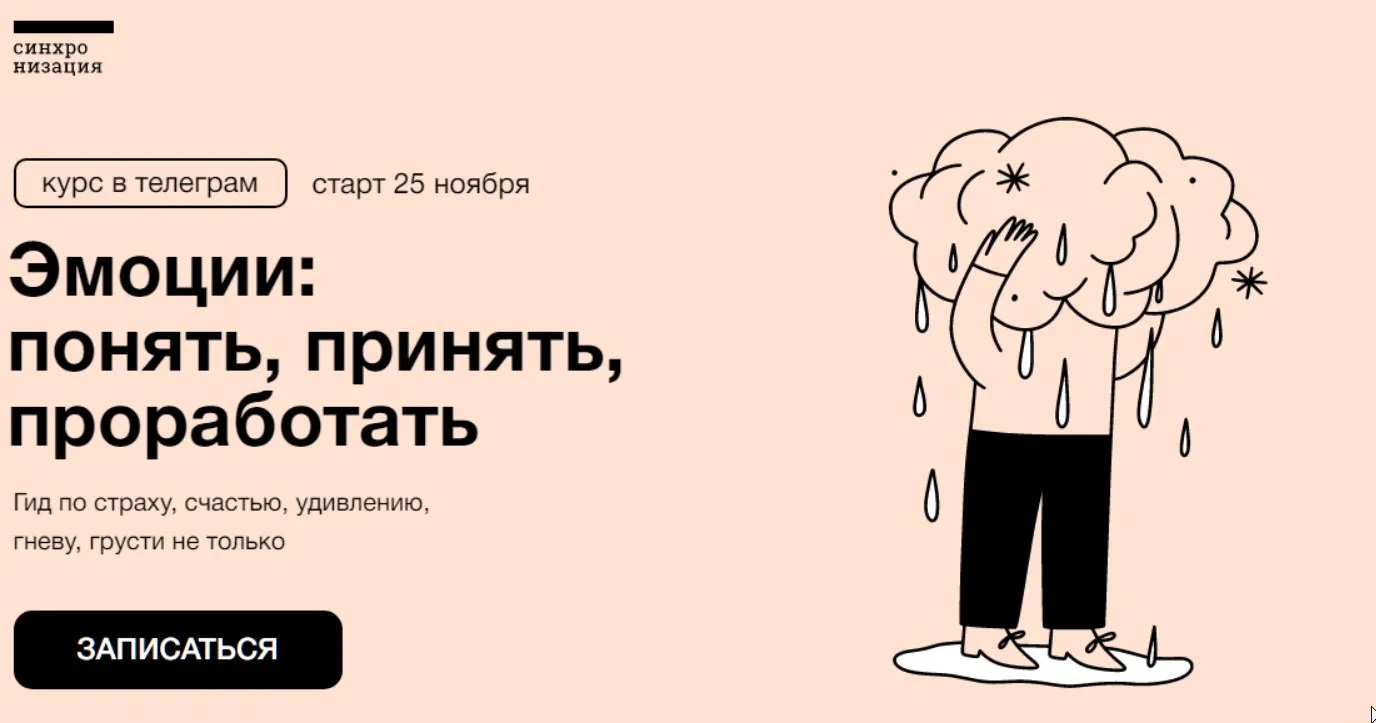 [Синхронизация] Эмоции: понять, принять, проработать (Екатерина Осаволюк)