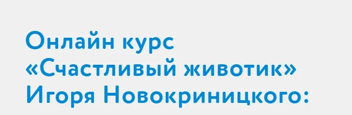 Счастливый животик (Игорь Новокриницкий)