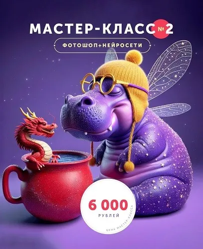 [Helen Fiolett] Мастер-класс №2. Нейросети + фотошоп