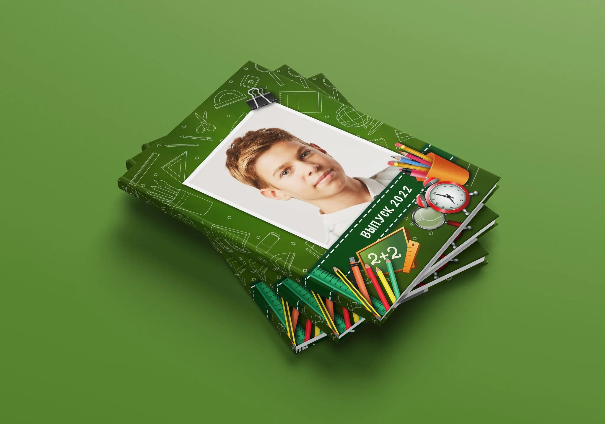[mironova.studio] PSD-Шаблон фотокниги Школьная доска. Размер 21х30 (Ирина Миронова)