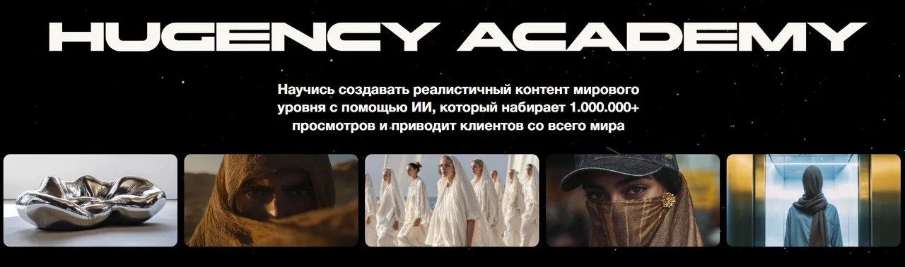 [Hugency Academy] Реалистичный контент с помощью ИИ. Тариф Стандарт