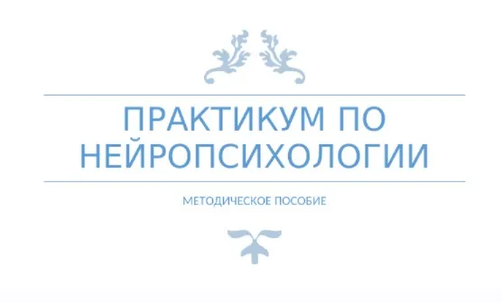 [logoprofy] Методическое пособие Практикум по нейропсихологии (Марина Меньщикова)