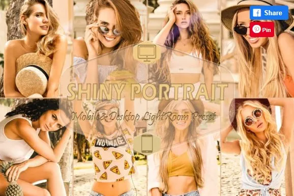 [Creativefabrica] 10 Shiny Portrait Lightroom Presets