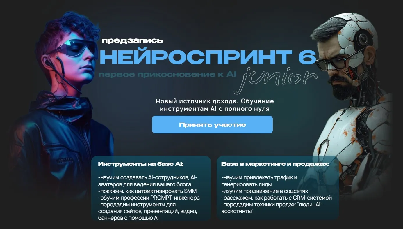 Нейроспринт 6 Junior. Тариф Базовый (Анастасия Кулакова, Александр Бакума)