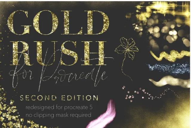 [Кисти] Gold Rush Second Edition for Procreate (Alaina Jensen)