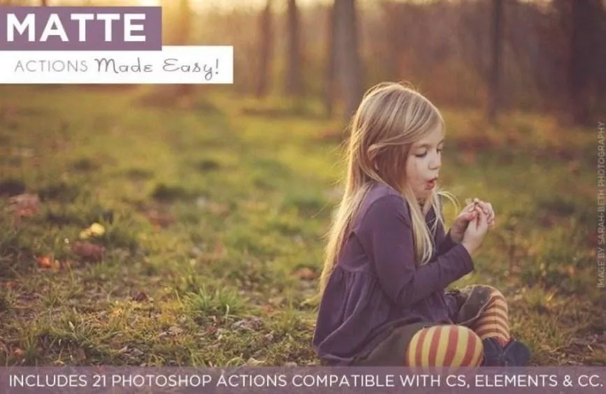 Экшены для Photoshop Matte Actions Made Easy! (BP4U)