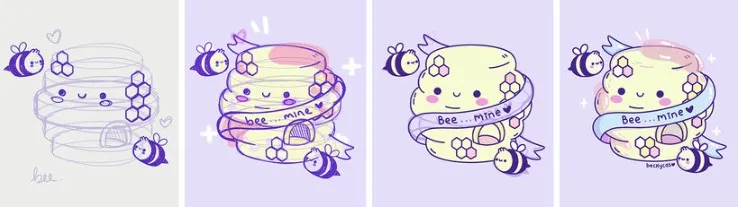 [Domestika] Мир Kawaii: распространяем радость через иллюстрации. Designing Kawaii Worlds: Spread Joy Through Illustration (Бекки Кас)