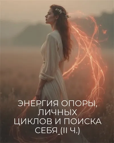 Энергия опоры, личных циклов и поиска себя. II часть трилогии Сексуальность 2.0. Сытая Женщина (Катя Баллеста)